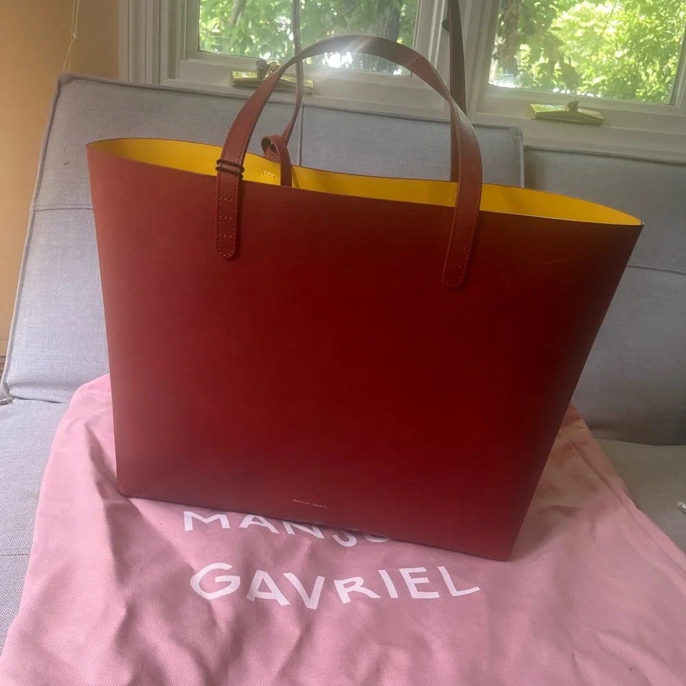 Mansur Gavriel structured leather