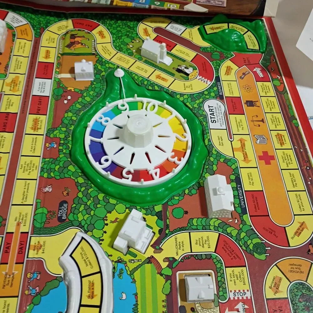 1985 Milton Bradley The Game of Life Complete!