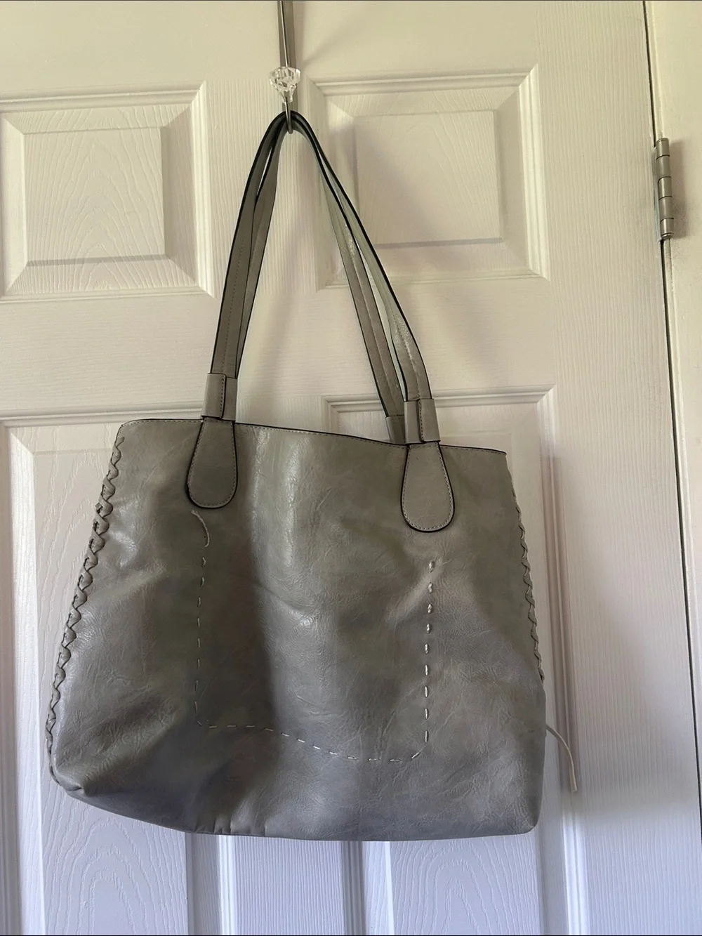 Gray Women’s Tote Bag - Classic Everyday Shoulder Bag