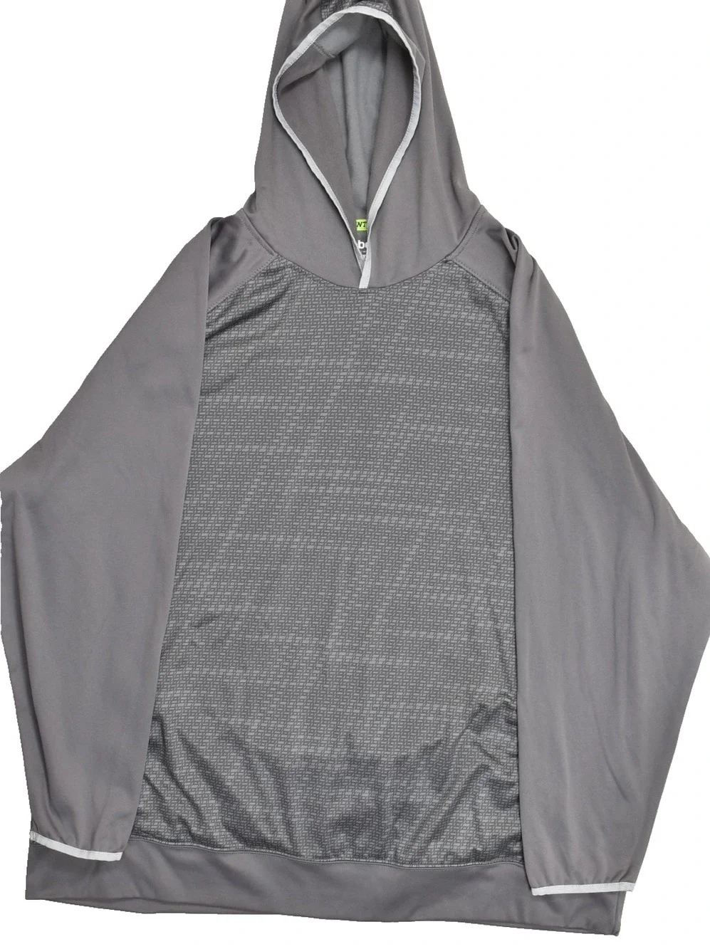 Reebok NHL Center Ice Collection Gray Speedwick Hockey Hoodie Men's Size 3XL