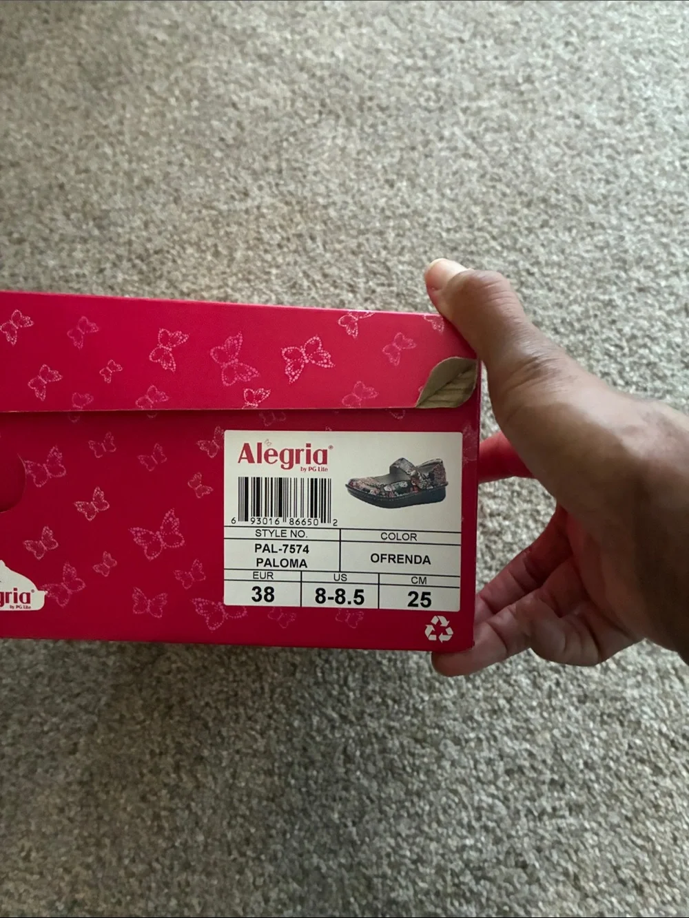 Alergria footbed mary fit