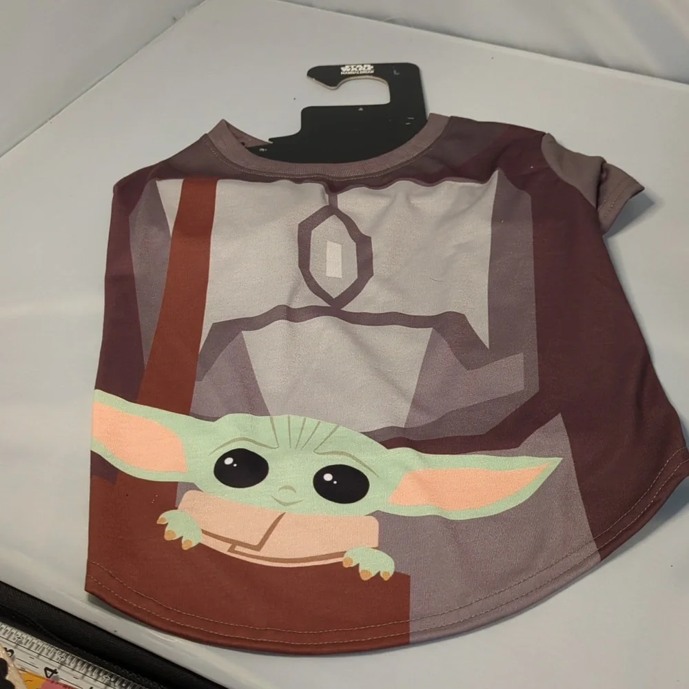 Star Wars Mandalorian Pet Tee Shirt Cat Dog