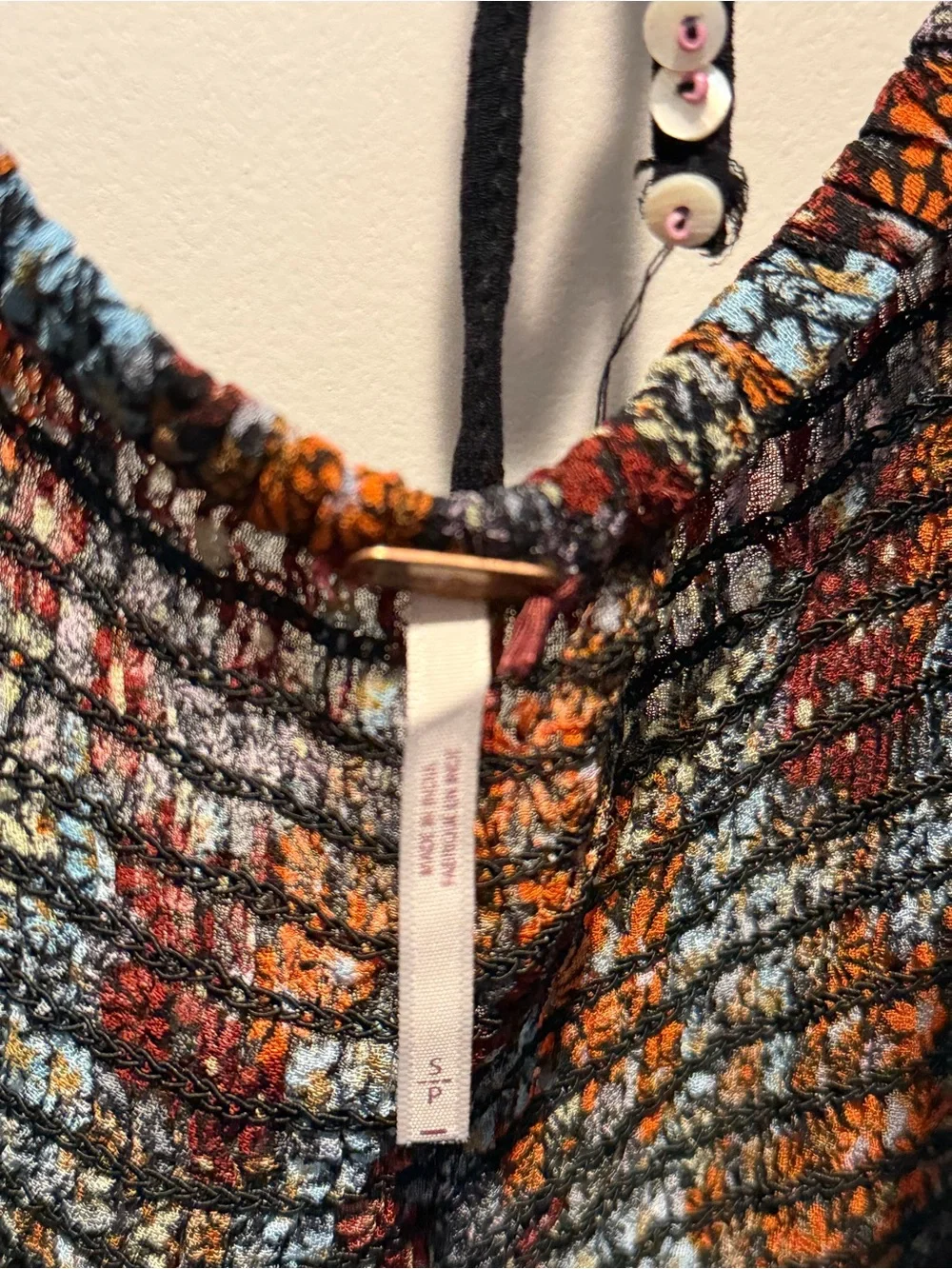 Free People rust floral