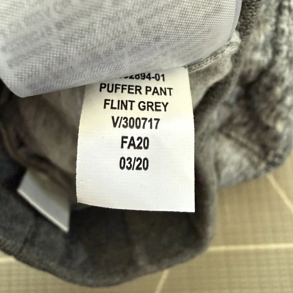 Baby Gap Gray Snow Pants 0-3 Months Pull On Polyester Insulated Puffer Pants