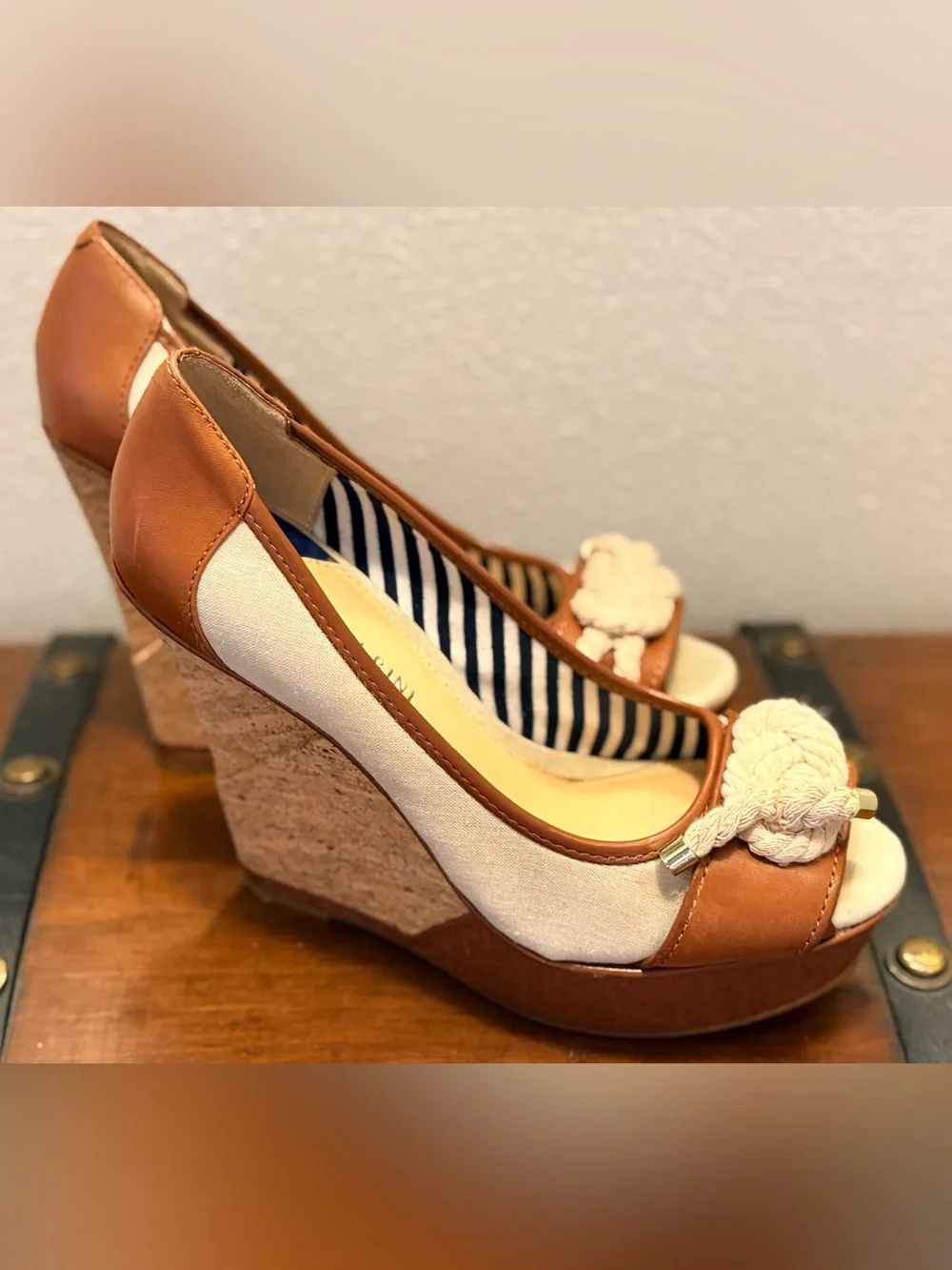 Gianni Bini canvas faux