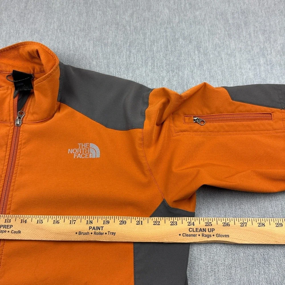 The North Face Jacket Mens XL Orange Gray Apex Bionic Full Zip Softshell Outdoor