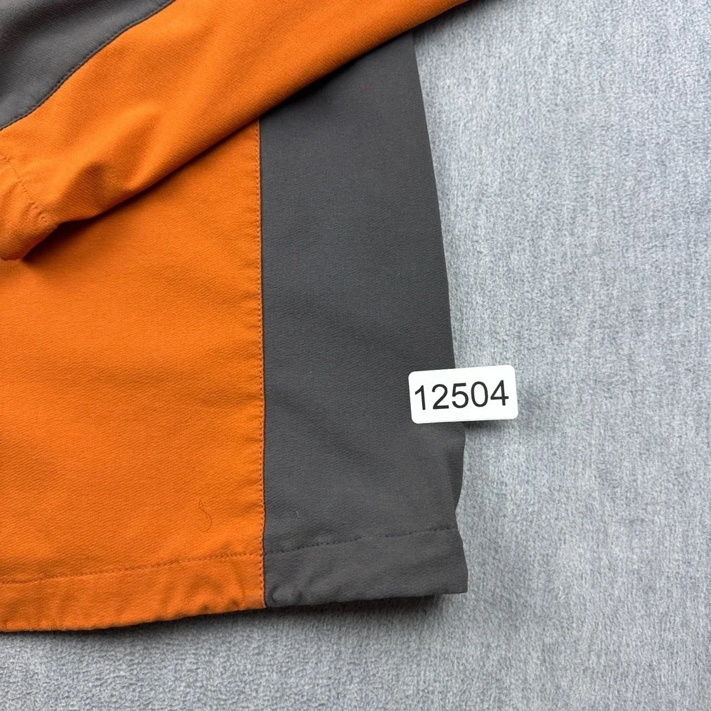 The North Face Jacket Mens XL Orange Gray Apex Bionic Full Zip Softshell Outdoor