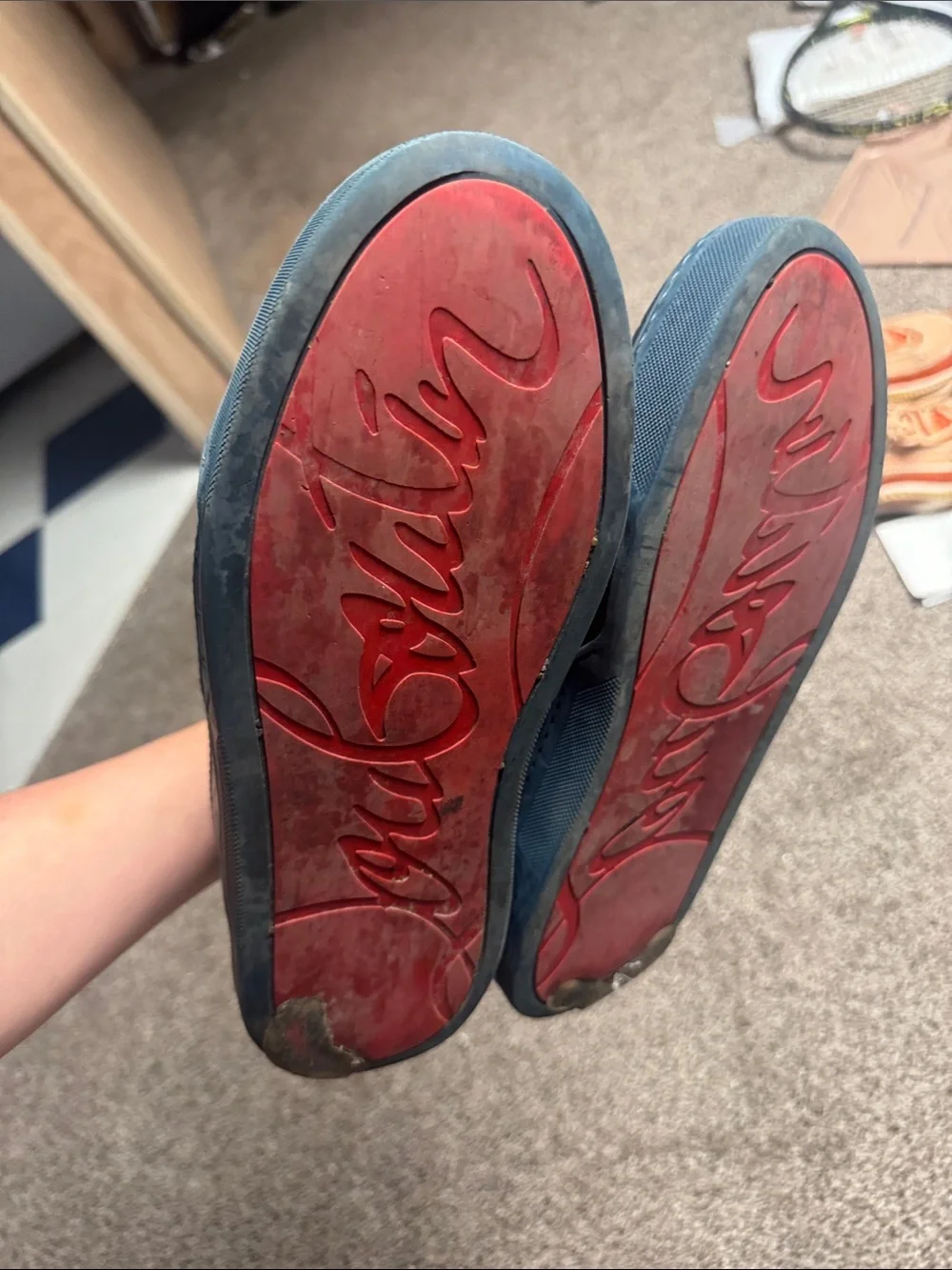 Christian Louboutin durable suede