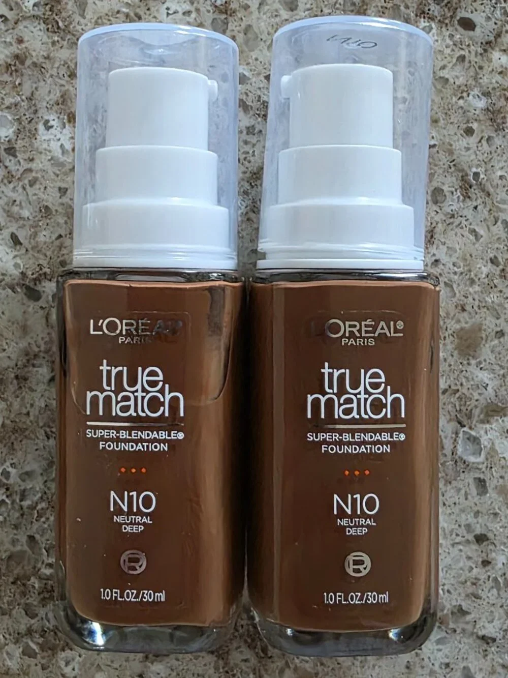 L'Oréal True Match Foundation N10 Neutral Deep Bundle of 2 New