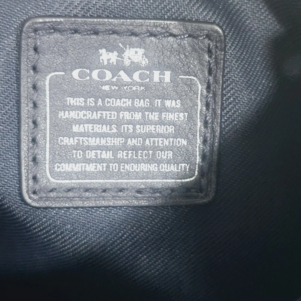 Coach blue crossbody