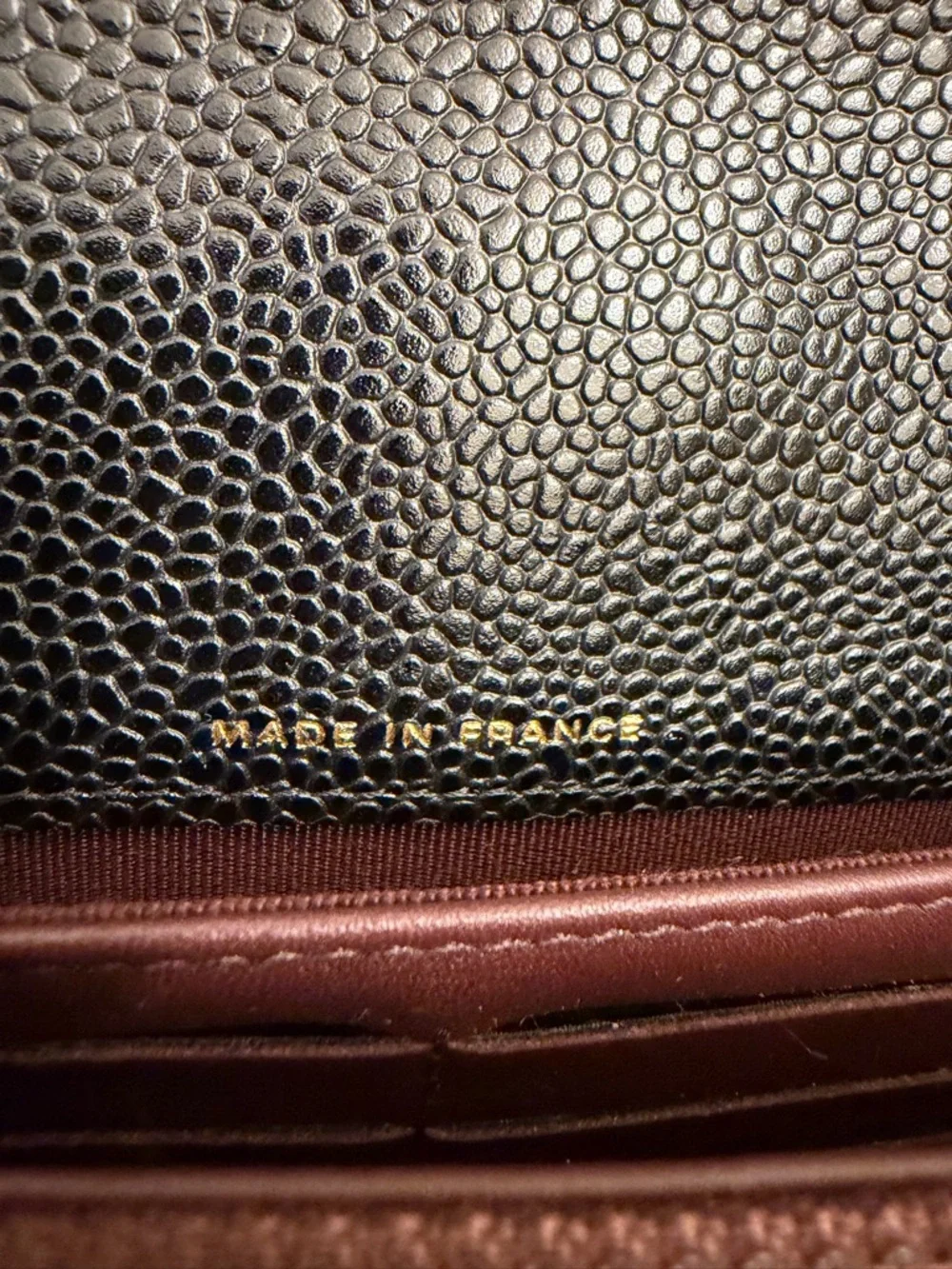 CHANEL caviar wallet