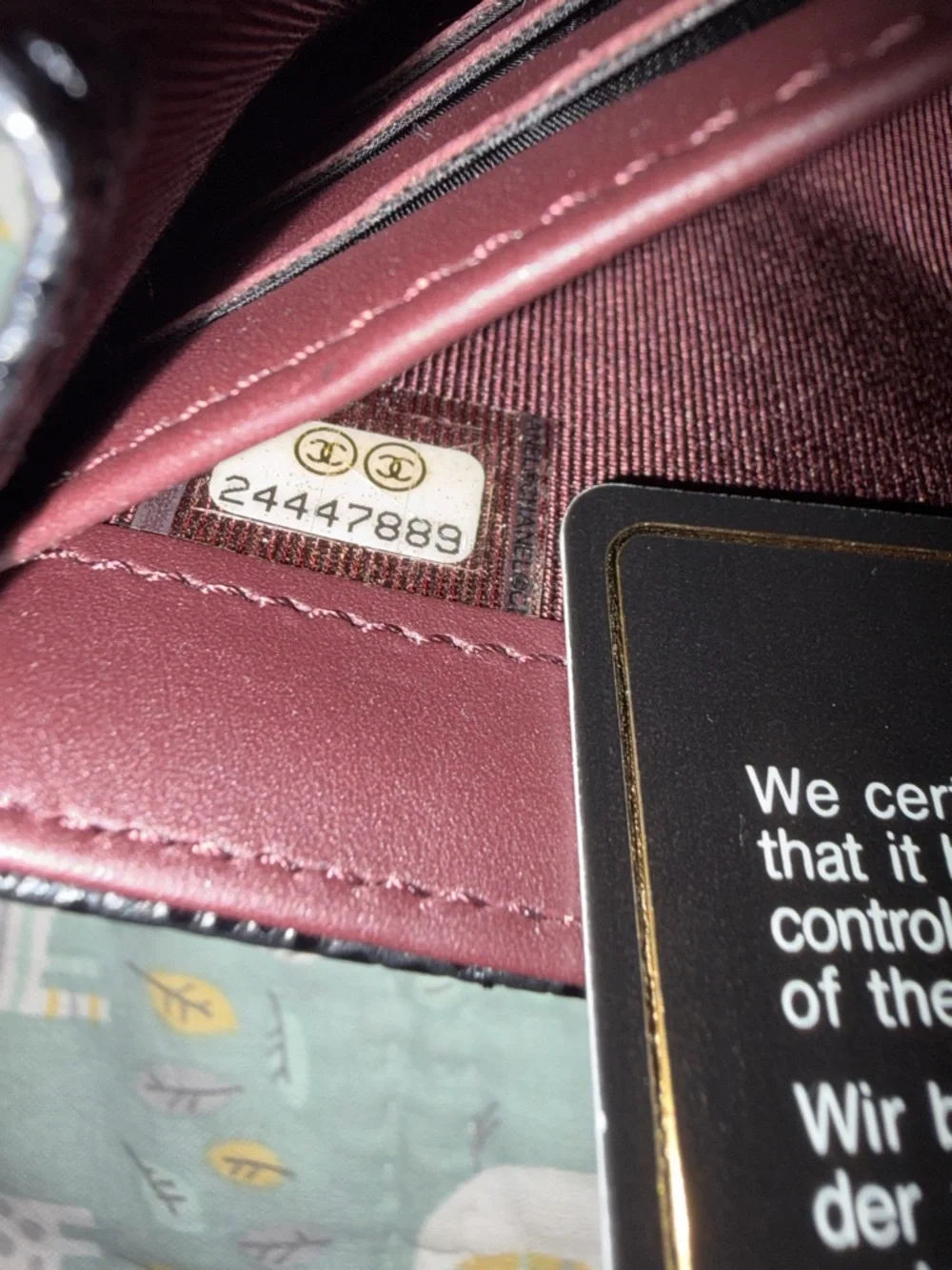 CHANEL caviar wallet
