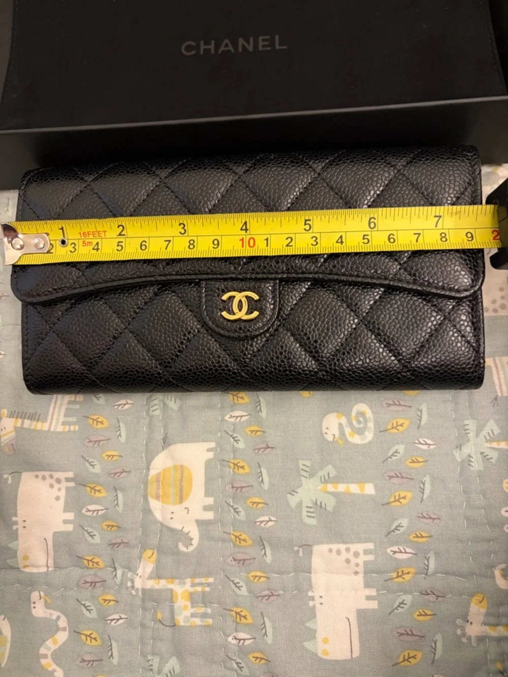 CHANEL caviar wallet