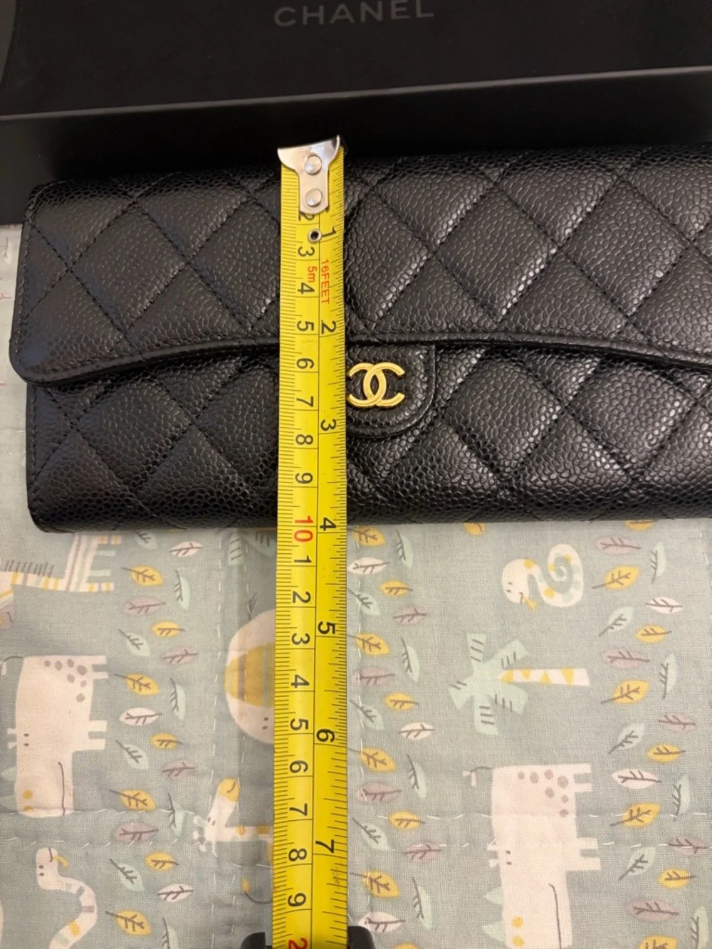 CHANEL caviar wallet