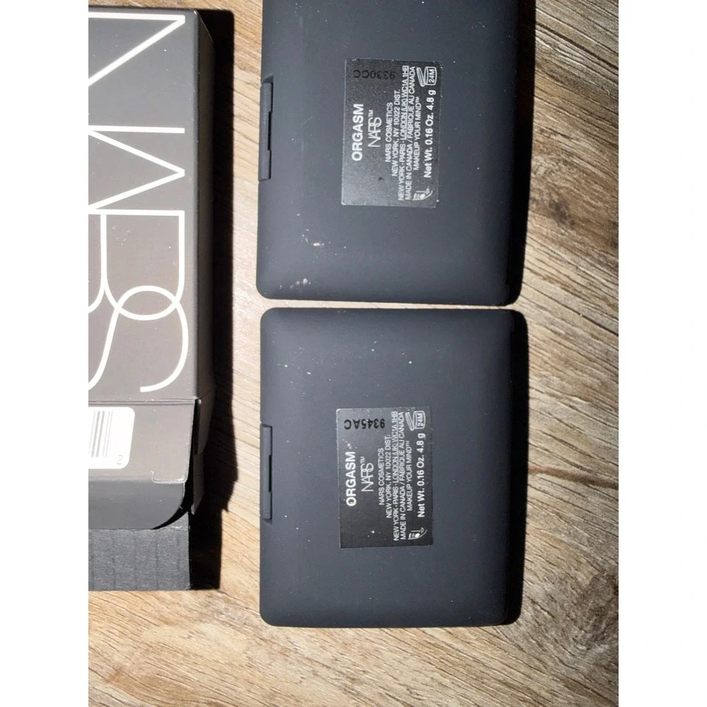 NARS Powder Blush Orgasm Shimmer Finish Peachy Pink 2 Pack Face