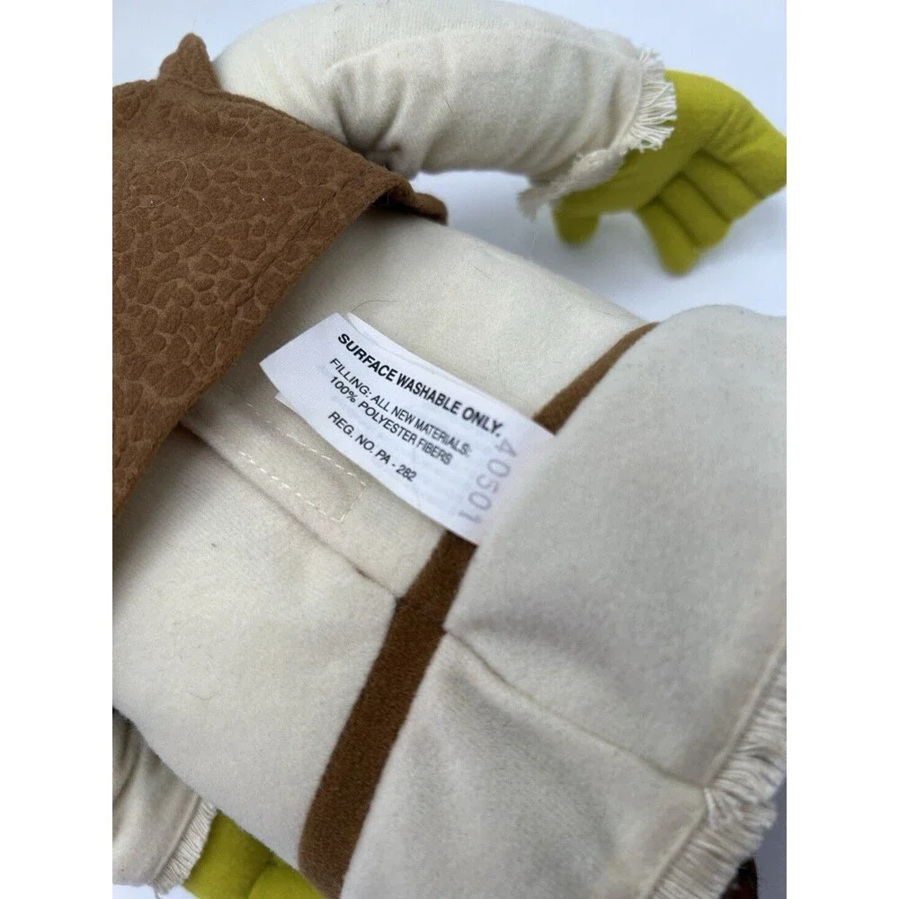 Shrek 2 Talking Shrek Plush 14” 2003 Hasbro DreamWorks Toy Doll Works