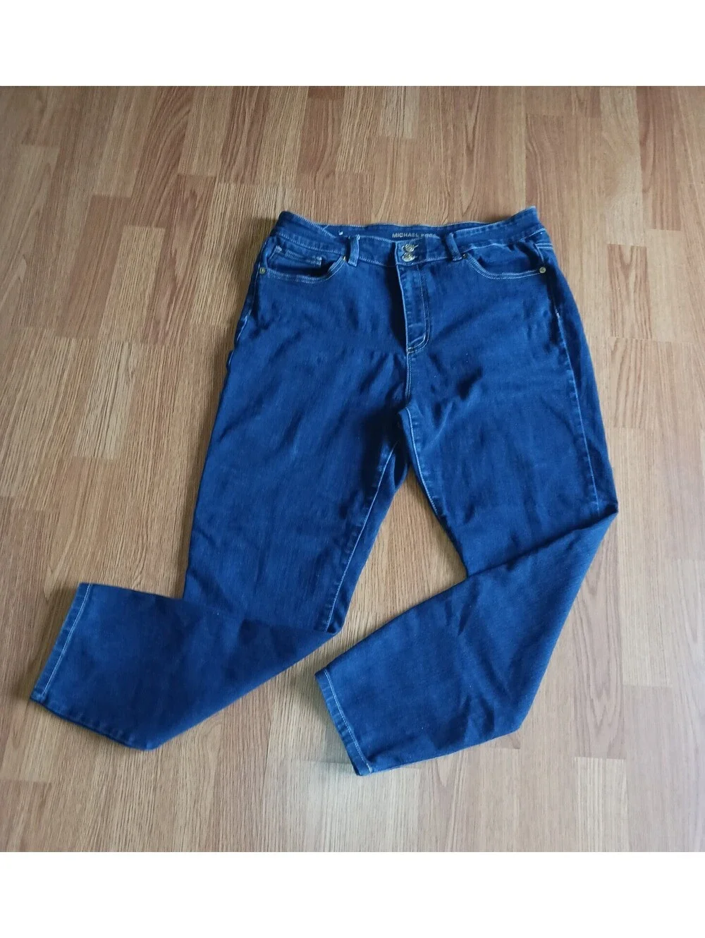 Michael Kors Women's  Dark Wash Blue  Selma Skinny Jeans Size 16