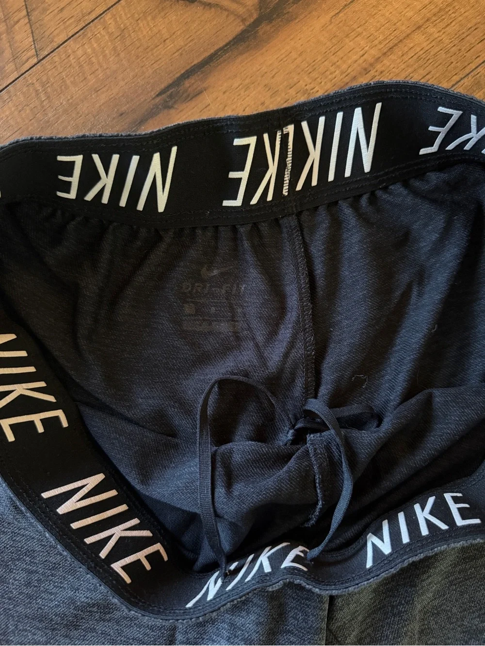 Nike Women's Heather Charcoal Athletic Shorts