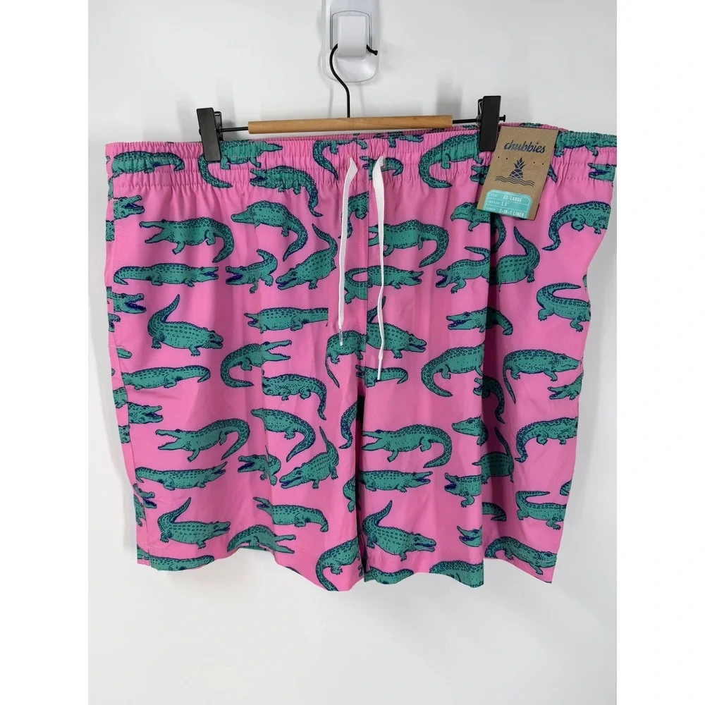 chubbies pink swim