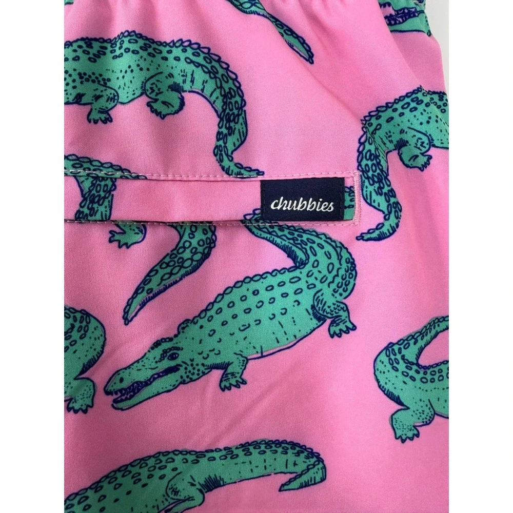 chubbies pink swim