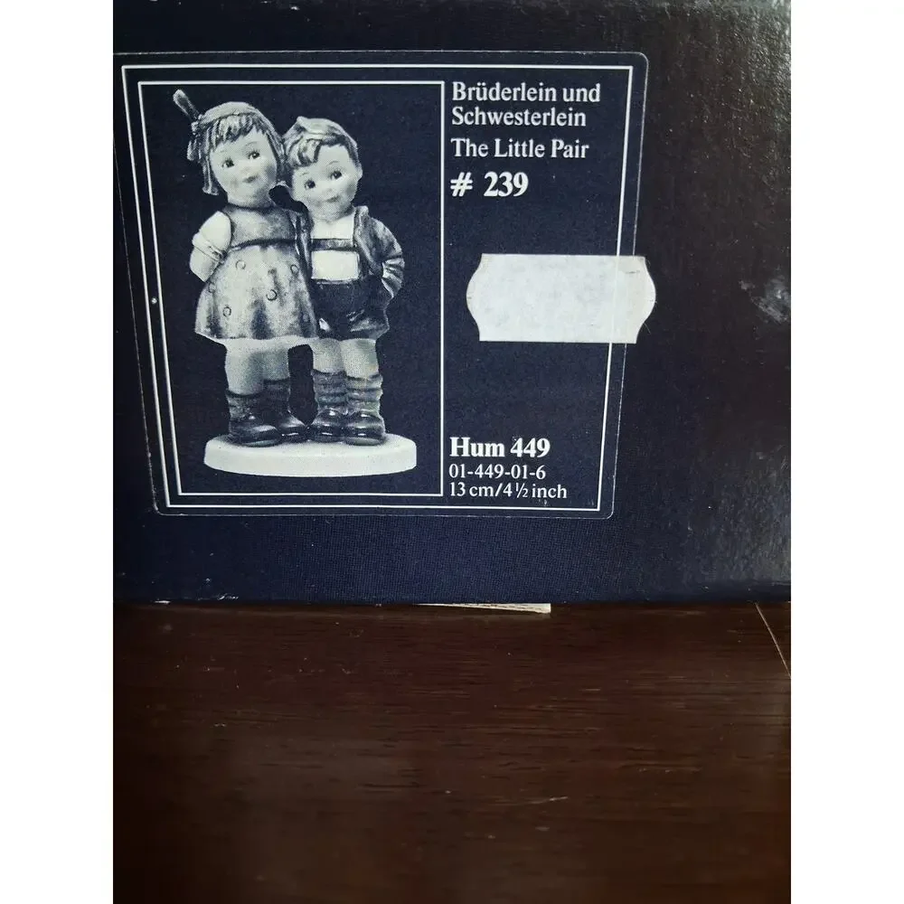 Goebel M.I. Hummel Club # 449 The Little Pair 10 Year Membership Club Exclusive