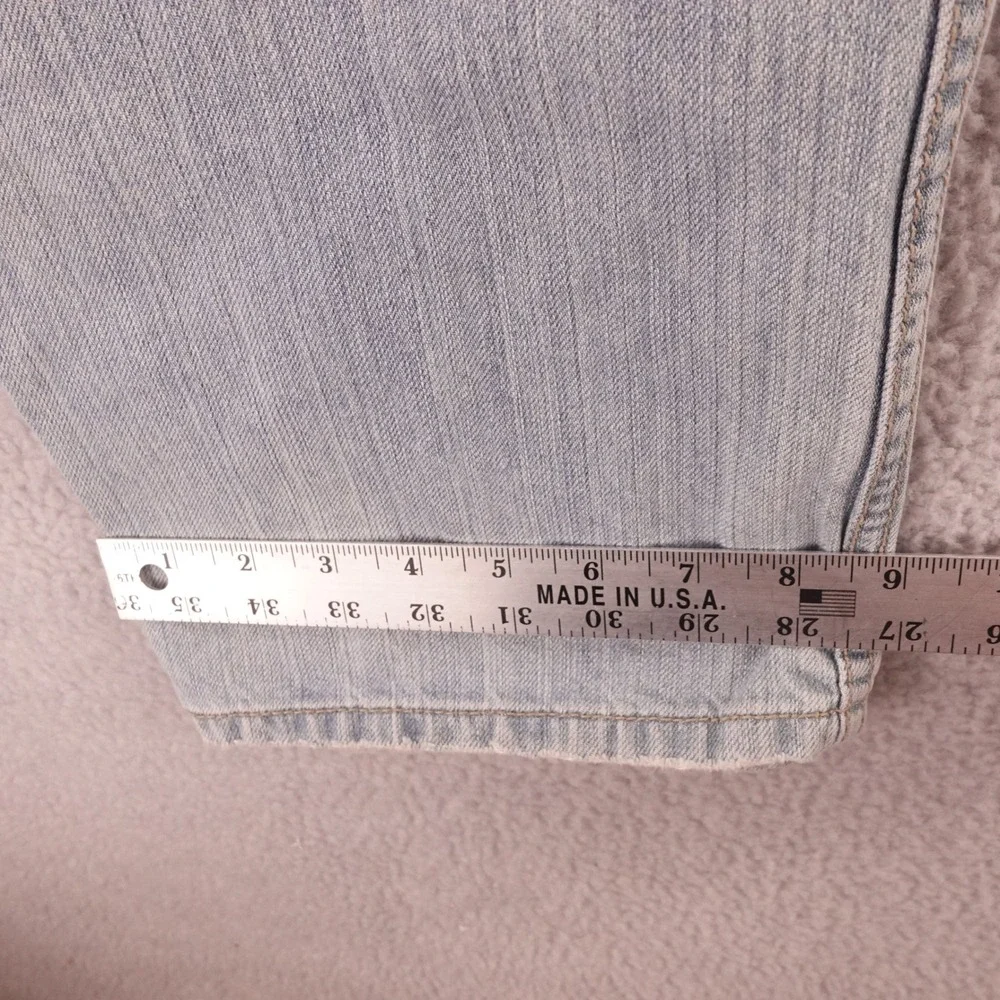 Levis SilverTab True Boot Jeans Mens 36x30 Light Wash Distressed Denim Baggy Y2K
