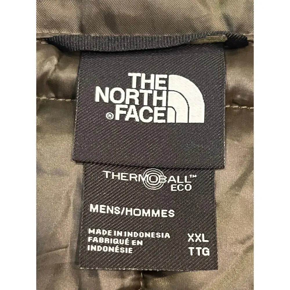 The North Face Men's Green XXL ThermoBall Eco Triclimate Omni Heat Hiking Jacket