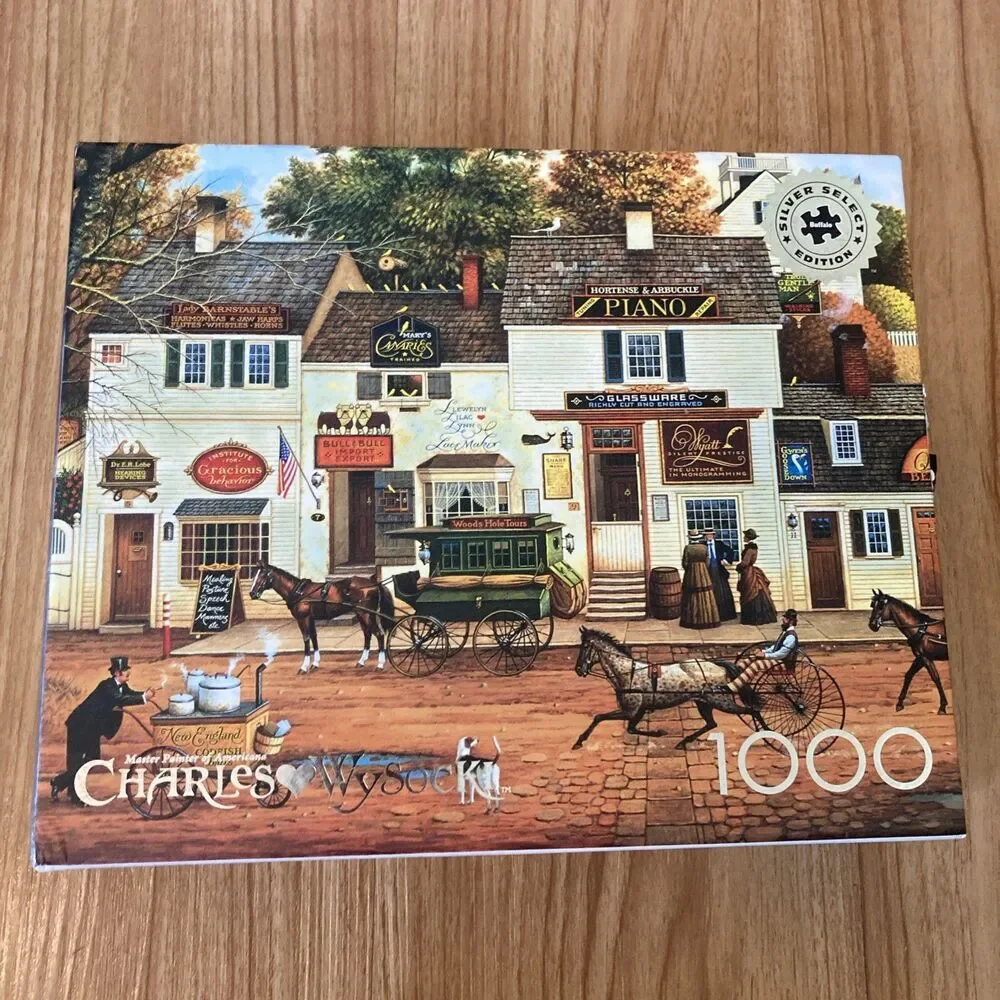 Charles Wysocki Buffalo Silver Select Edition 1000 Pc Puzzle Olde Cape Cod