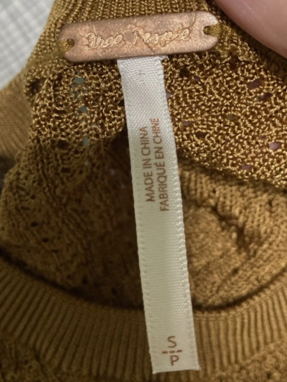 Free People caramel color