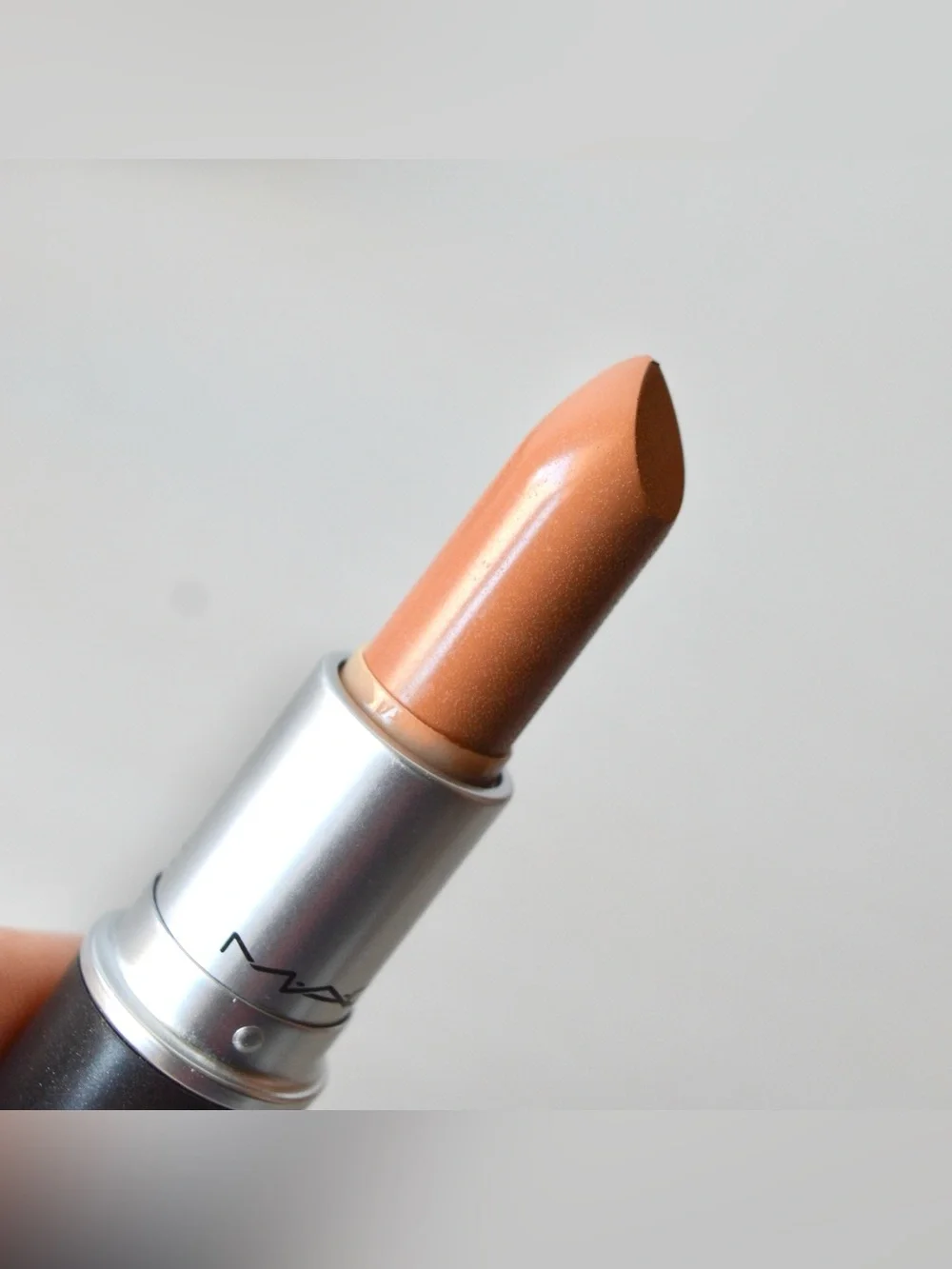 MAC Cosmetics Lipstick *HALF 'N HALF* Discontinued Warm Light Brown BNIB