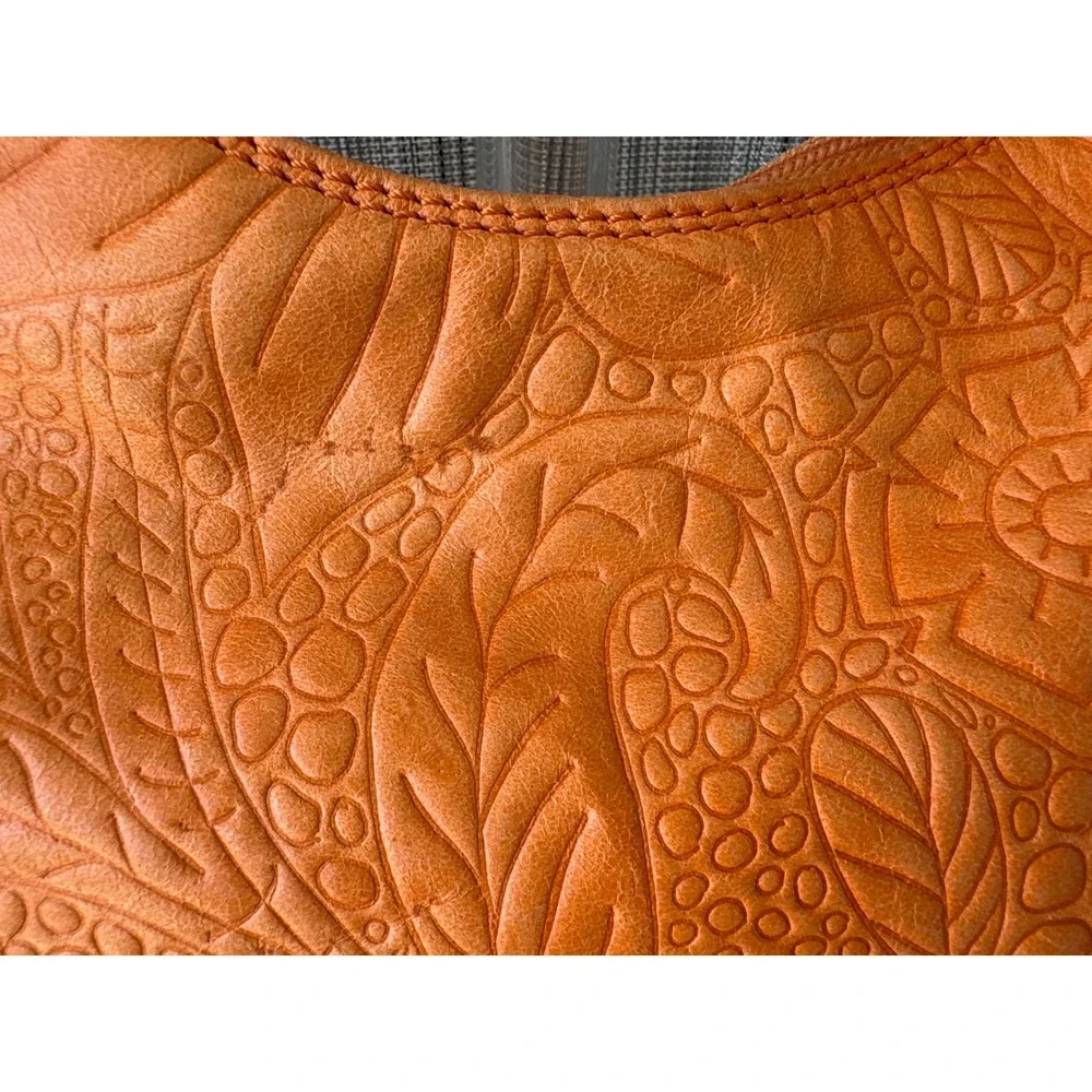 Braccialini orange leather