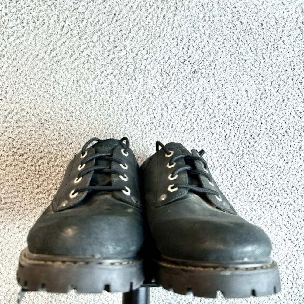 Skechers Tom Cat Oxford Utility Dress/Work Shoes Leather Boots Size 11 Y2K VTG