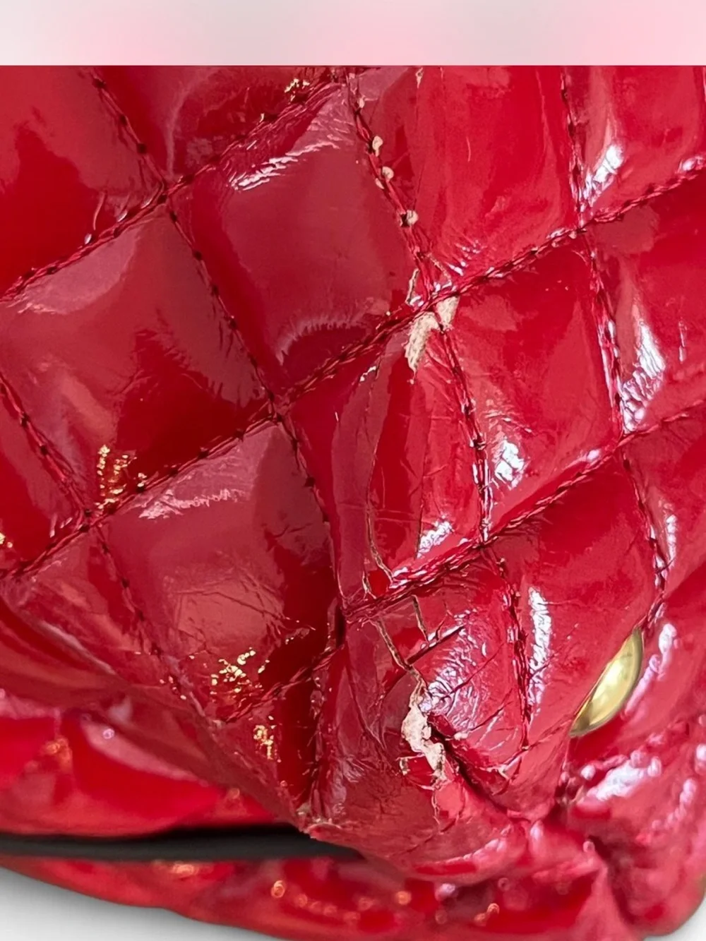Alessandro Dell'Acqua Quilted Red Tote