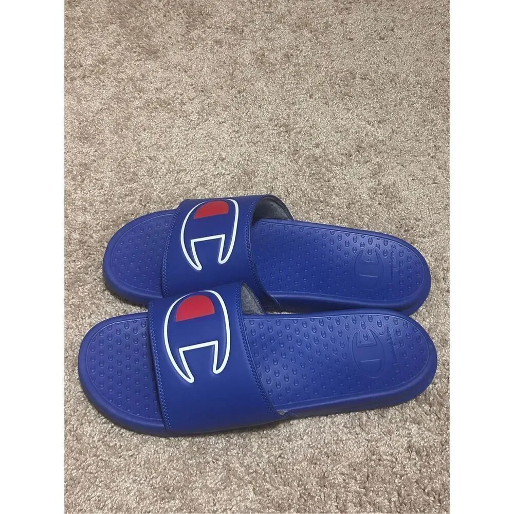 Champion blue slides