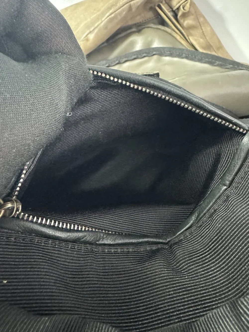 Haerfest Taupe Leather with PVC Backpack