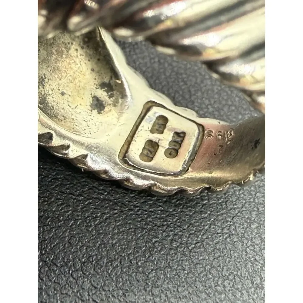 David Yurman Sculpted Cable Collection Ring Sterling Silver in Size 7 SPB-TS 774