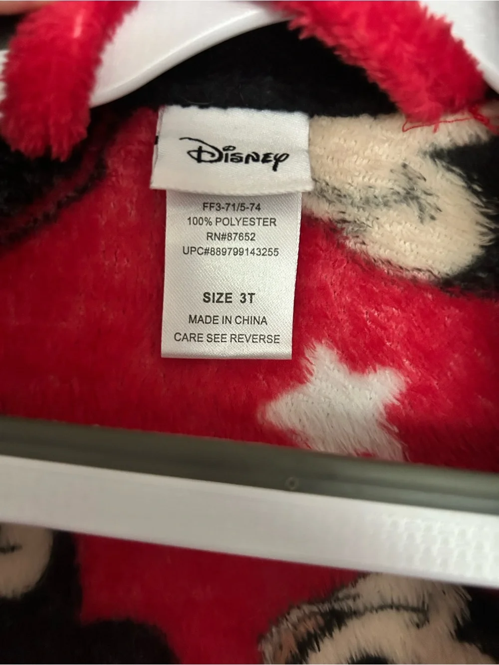 Disney soft fleece