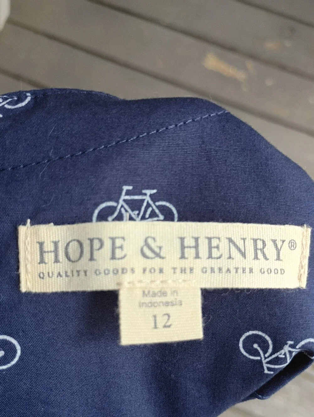 Hope & Henry cute navy