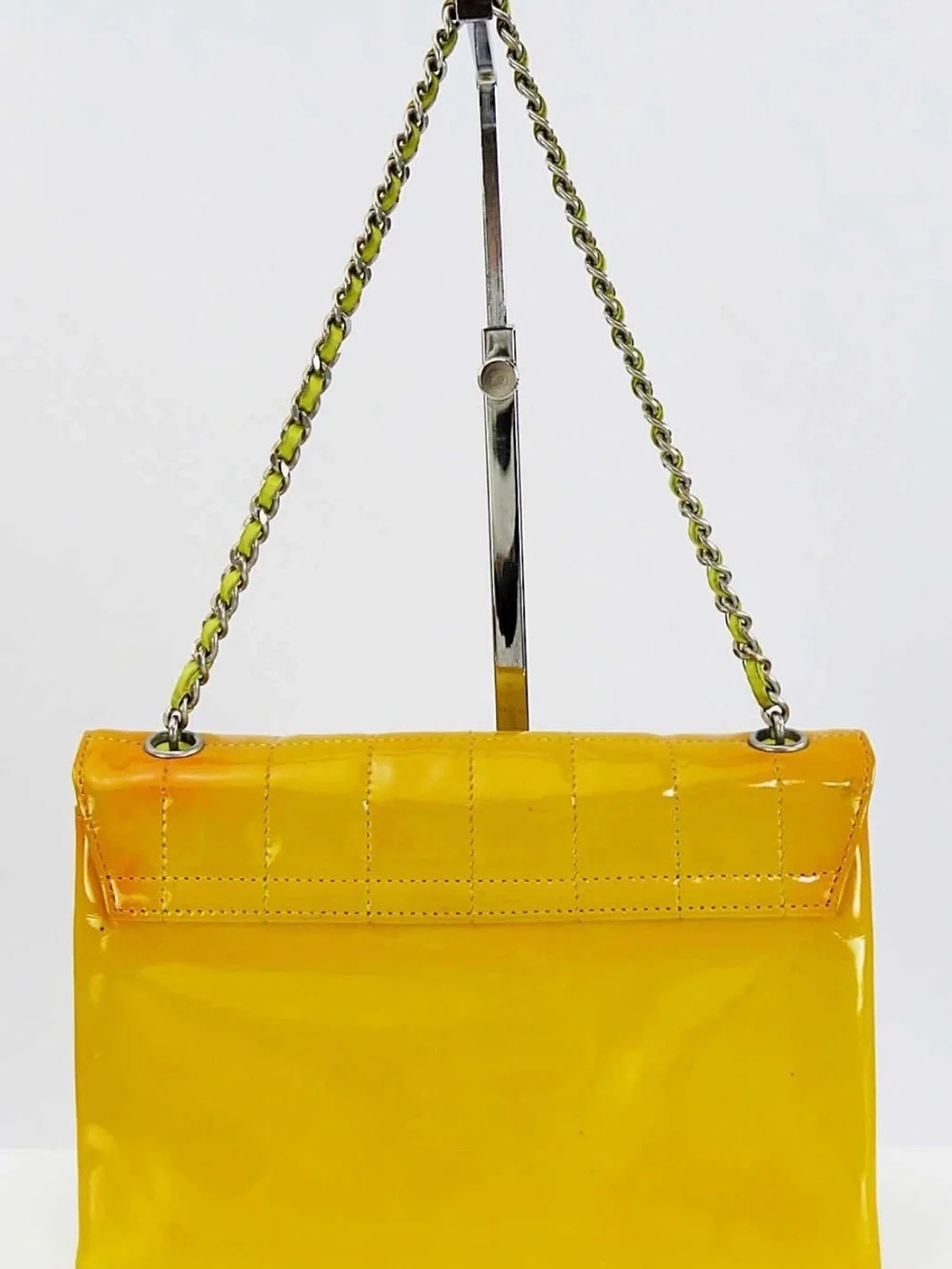 CHANEL sleek patent
