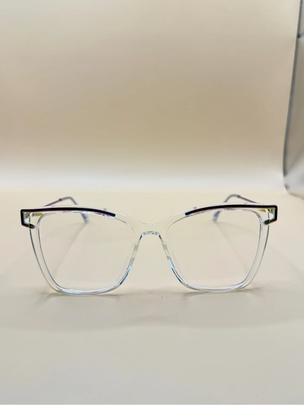 Zeelool branded clear