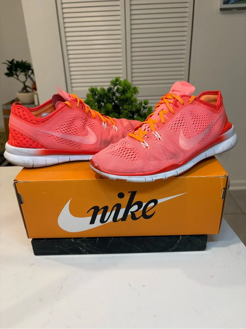 Nike breathable coral