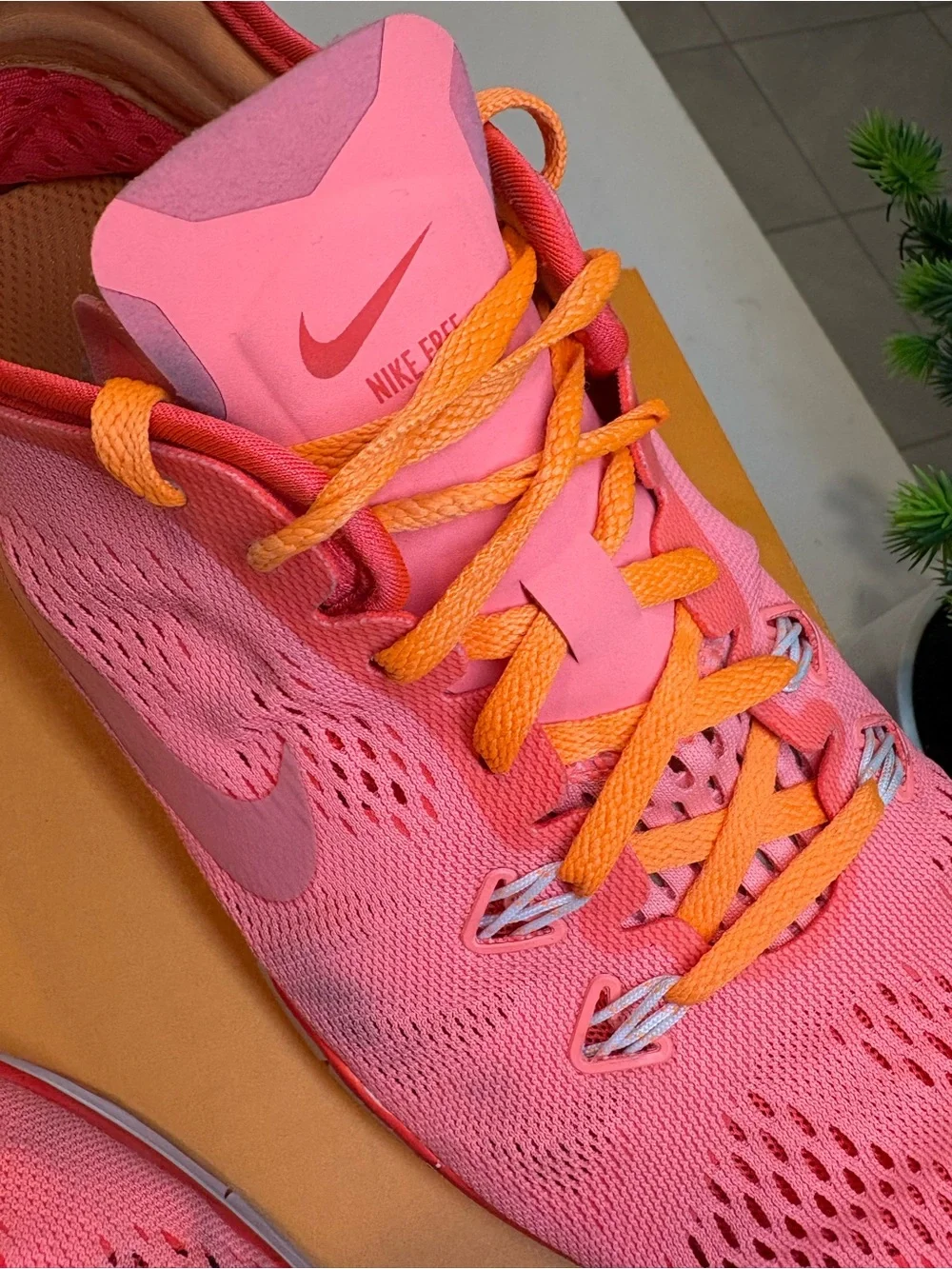 Nike breathable coral