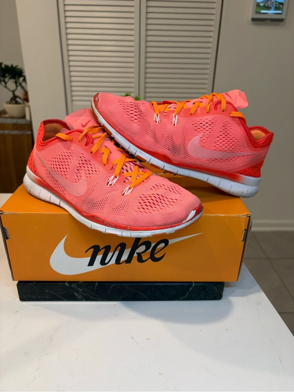 Nike breathable coral