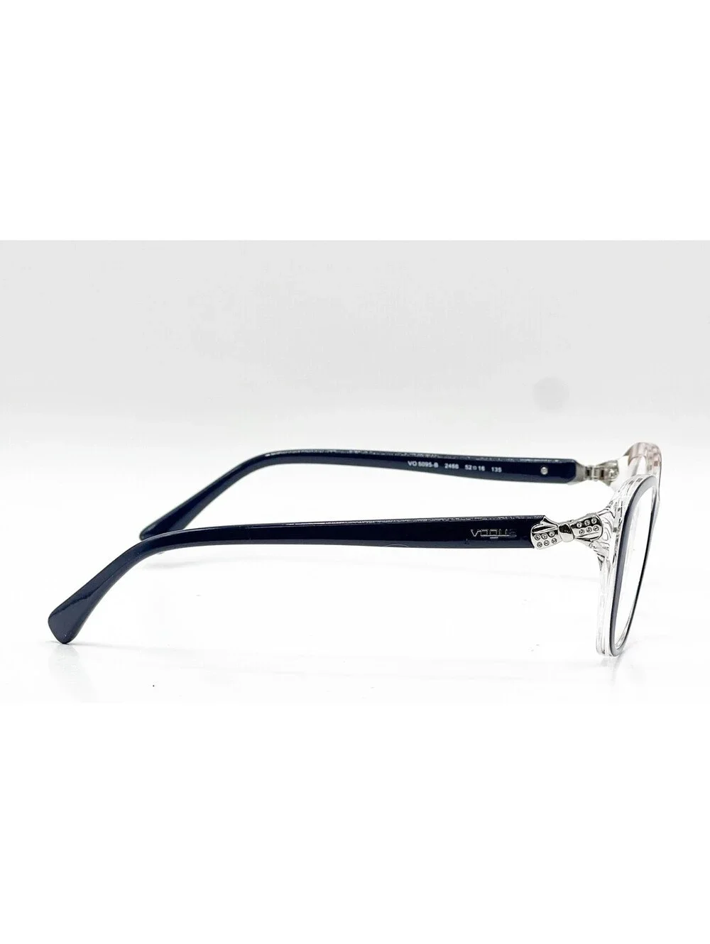 Vogue VO 5095-B 2466 Top Blue Serigraphy Authentic Eyeglass Frames 52-16