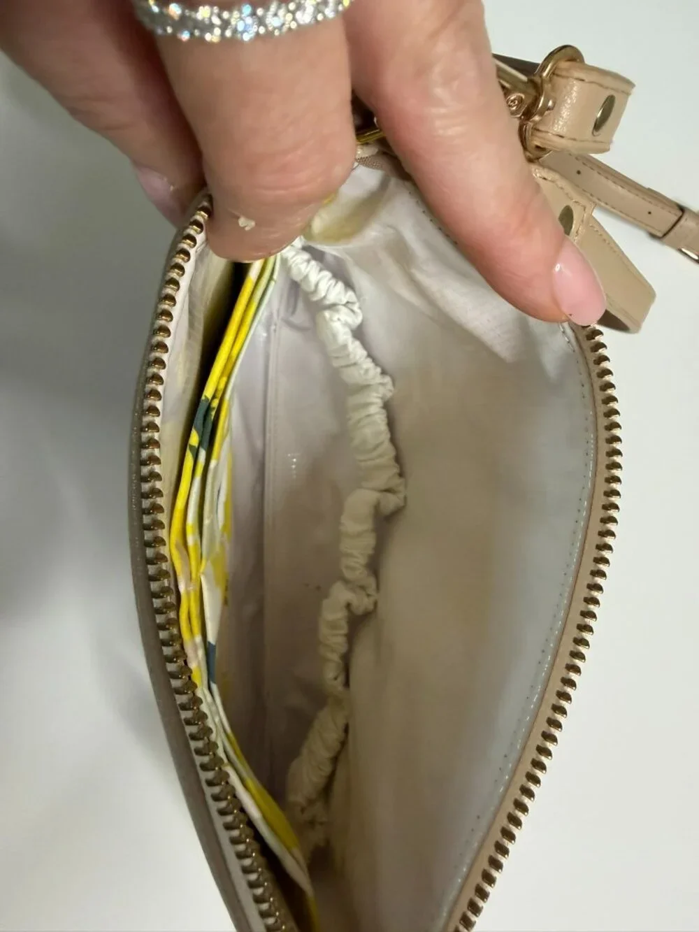 Cassic Tan Vegan Leather Wristlet/Convertible Crossbody Wallet - Modern Mackerie
