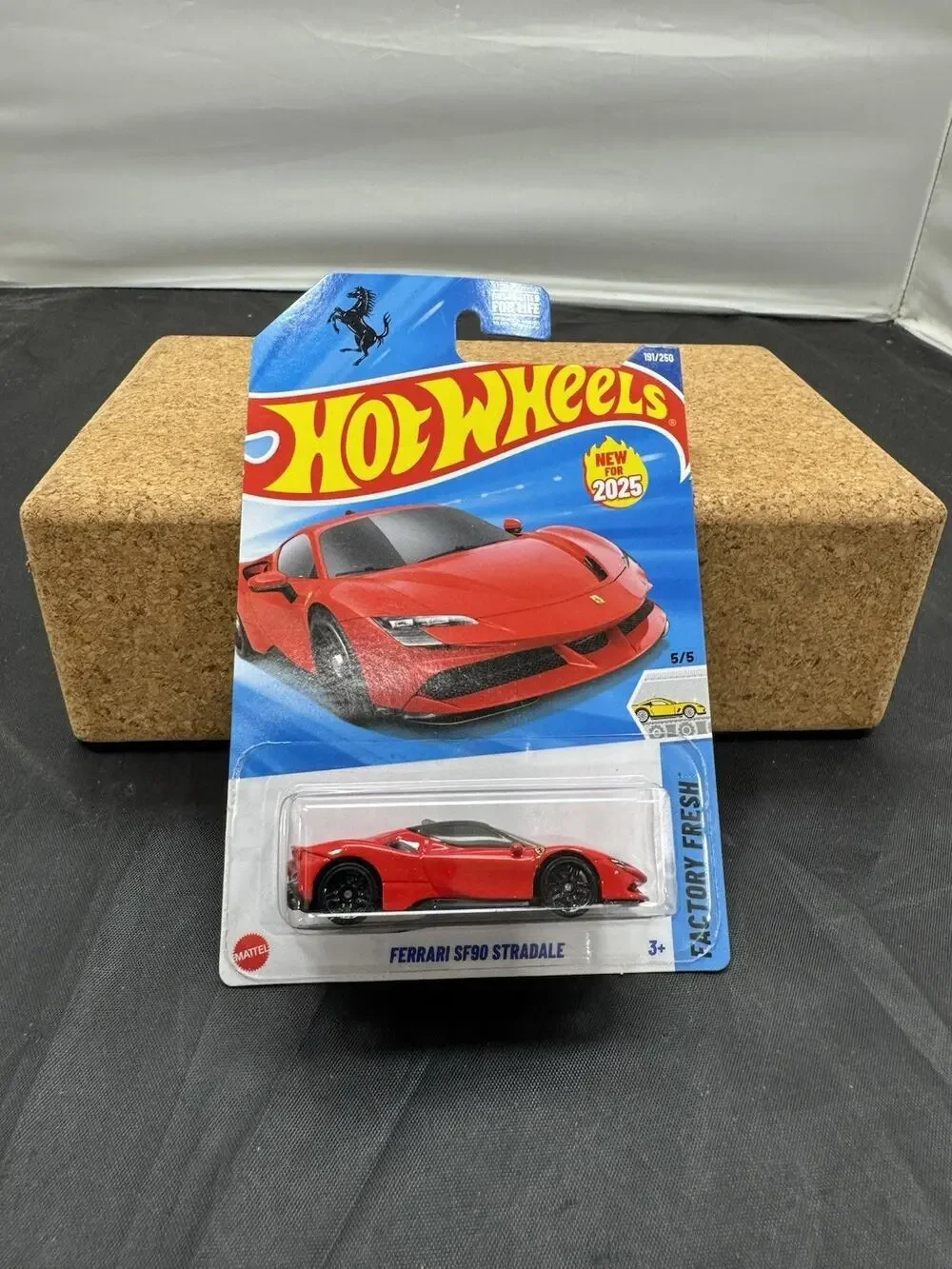 Hot Wheels 2025 Ferrari SF90 Stradale Red 191/250 Factory Fresh 5/5 HYW34 New