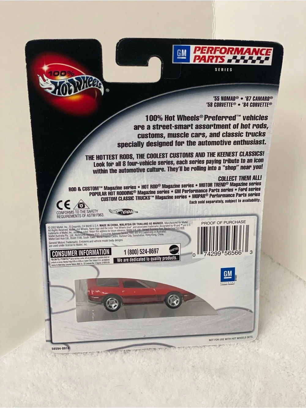 Hot Wheels corvette vette