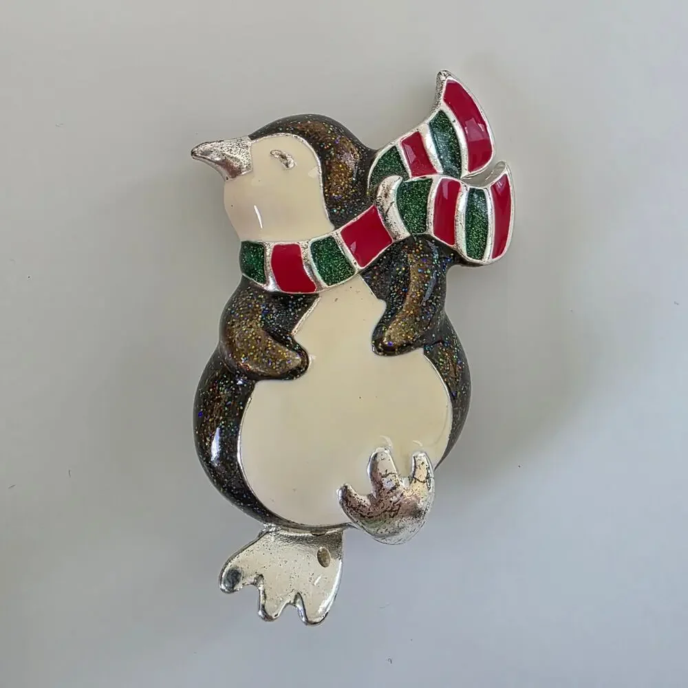 Vintage enamel penguin