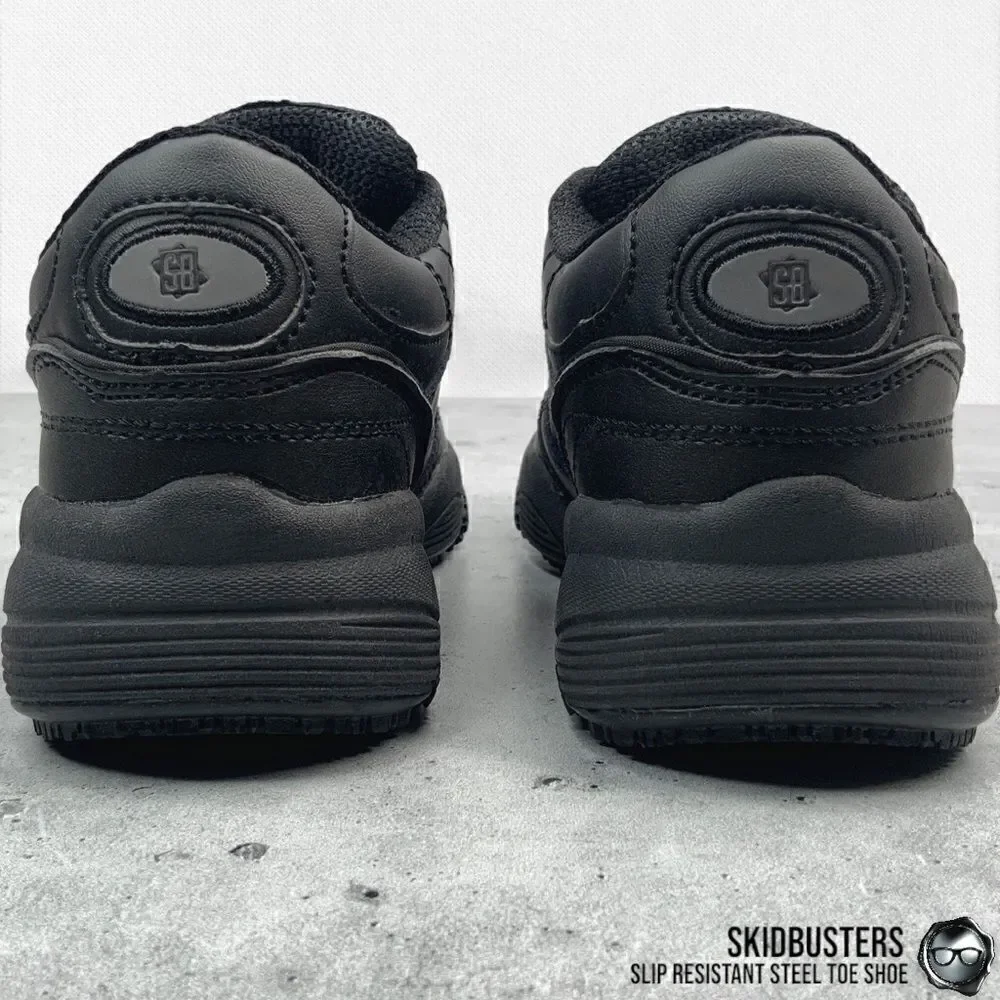SKIDBUSTER WOMEN’S SLIP RESISTANT ATHLETIC WORK SHOES 5055 IN BLACK SIZE 5.5 NEW