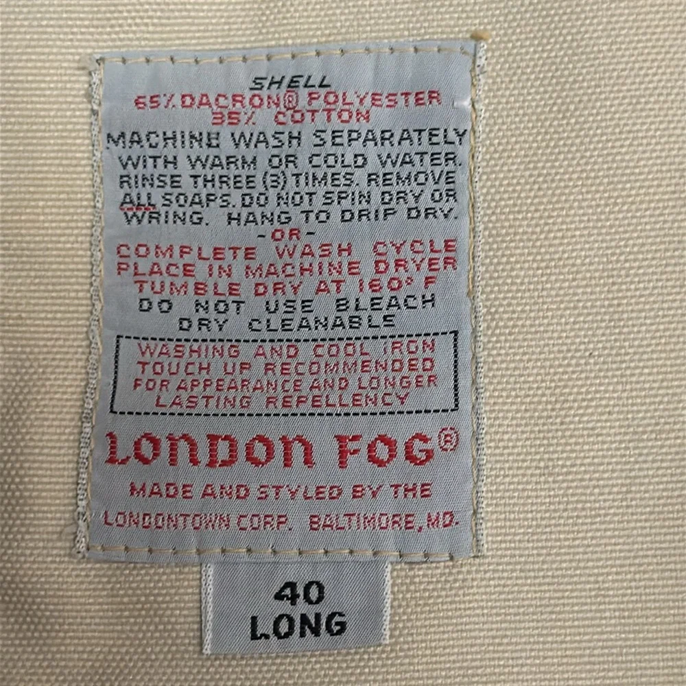 London Fog this good